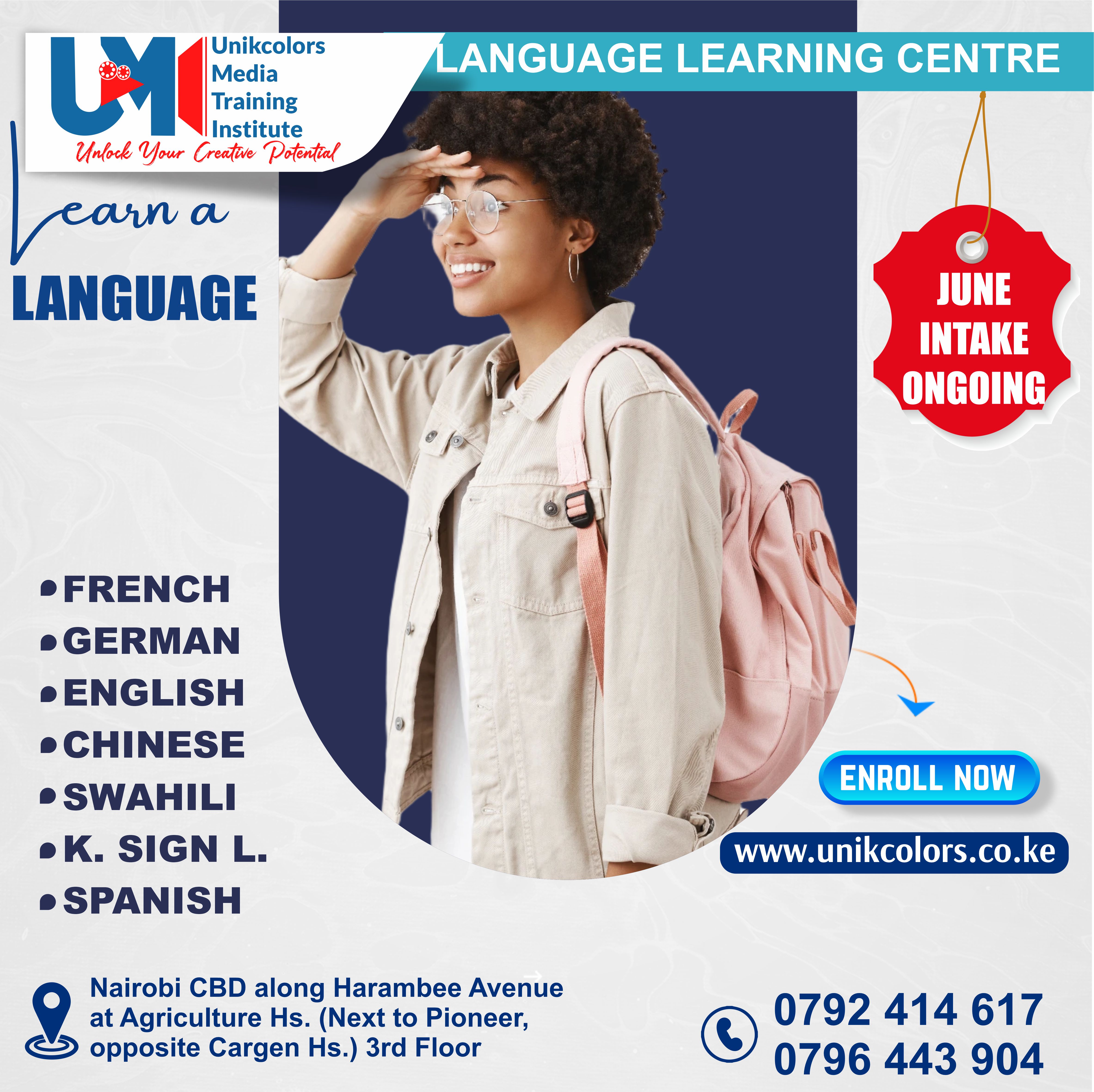 LANGUAGE TRAINING CENTRE - GERMAN | ENGLISH | FRENCH | CHINESE | SPANISH | SWAHILI | KENYA SIGN LANG
